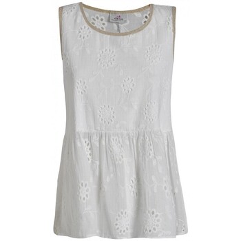 Abbigliamento Donna Top / T-shirt senza maniche Deha D23100 Bianco
