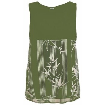 Abbigliamento Donna Top / T-shirt senza maniche Deha D73100 Verde