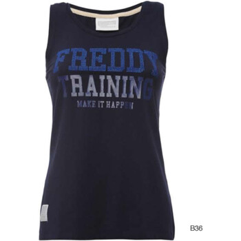 Abbigliamento Donna Top / T-shirt senza maniche Freddy S6WTCT7 Blu