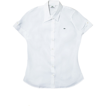 Abbigliamento Donna Camicie Lacoste CF8544 Bianco