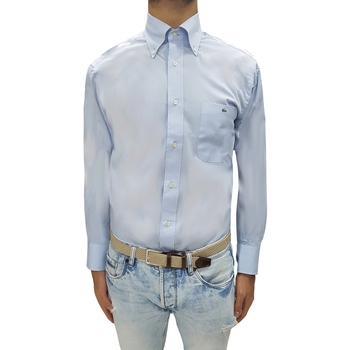 Abbigliamento Uomo Camicie maniche lunghe Lacoste CH3684 Blu