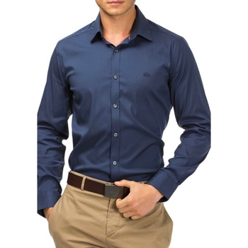 Abbigliamento Uomo Camicie maniche lunghe Lacoste CH9628 Blu