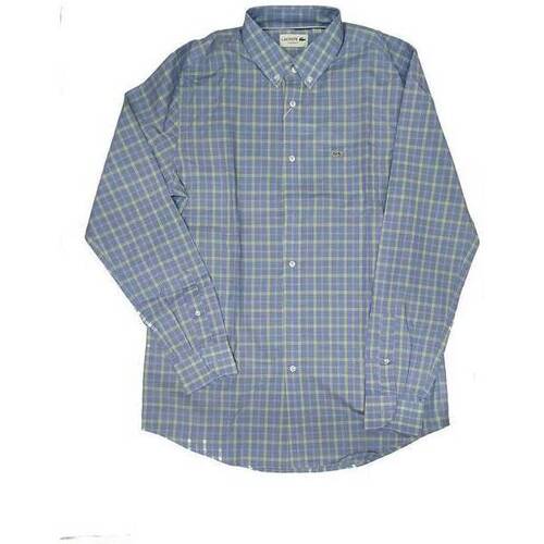 Abbigliamento Uomo Camicie maniche lunghe Lacoste CH6045 Blu