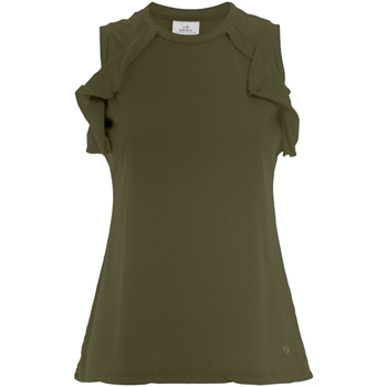 Abbigliamento Donna Top / T-shirt senza maniche Deha D43001 Verde