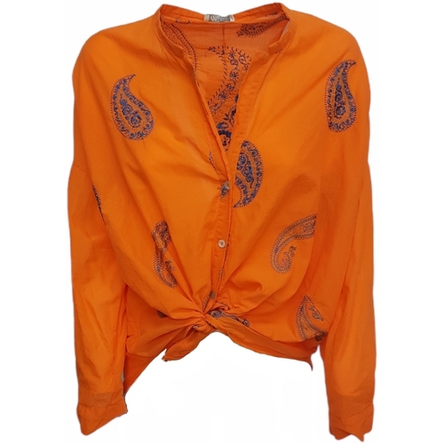 Abbigliamento Donna Camicie Motel S21CA62 Arancio