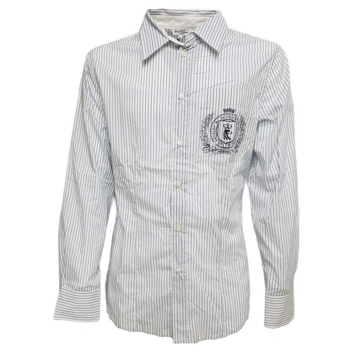 Abbigliamento Uomo Camicie maniche lunghe Datch 70W6416 Bianco