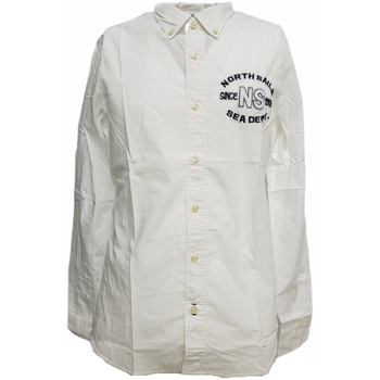 Abbigliamento Uomo Camicie maniche lunghe North Sails 663006 Bianco