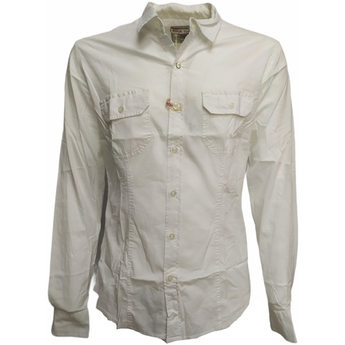 Abbigliamento Uomo Camicie maniche lunghe Playlife 5XH55QA0C Bianco
