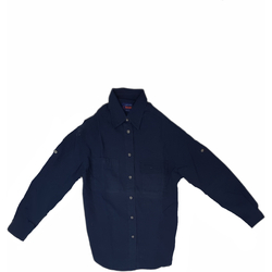 Abbigliamento Uomo Camicie maniche lunghe Tecnica 414065 Blu