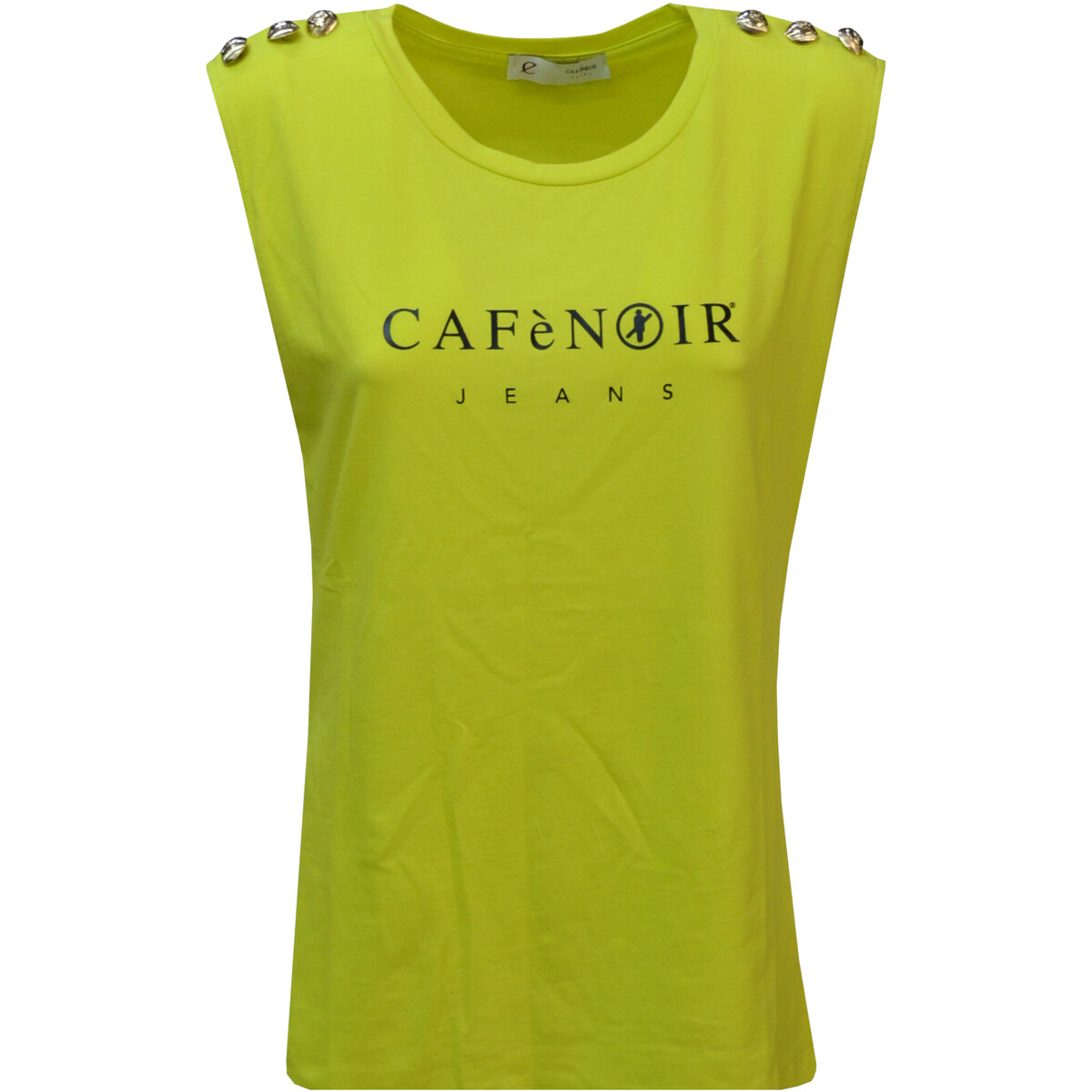 Abbigliamento Donna Top / T-shirt senza maniche Café Noir JT0096 Verde