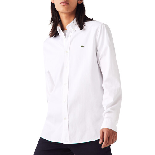 Abbigliamento Uomo Camicie maniche lunghe Lacoste CH2933 Bianco