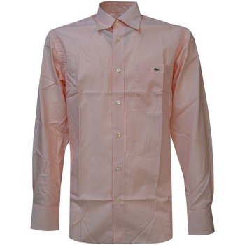Abbigliamento Uomo Camicie maniche lunghe Lacoste CH2034 Arancio