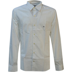Abbigliamento Uomo Camicie maniche lunghe Lacoste CH4417 Bianco