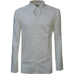 Abbigliamento Uomo Camicie maniche lunghe Lacoste CH4915 Bianco