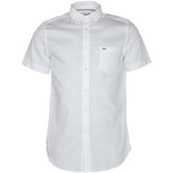 Abbigliamento Uomo Camicie maniche corte Lacoste CH0221 Bianco