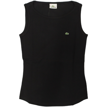 Abbigliamento Donna Top / T-shirt senza maniche Lacoste TF0570 Nero