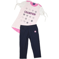 Abbigliamento Bambina Tuta Champion 403177 Bianco