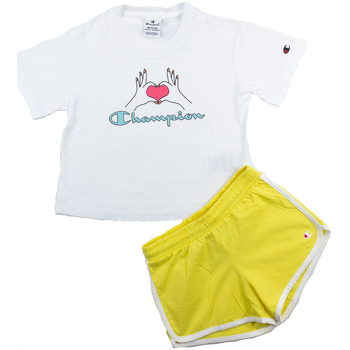 Abbigliamento Bambina Tuta Champion 404154 Bianco