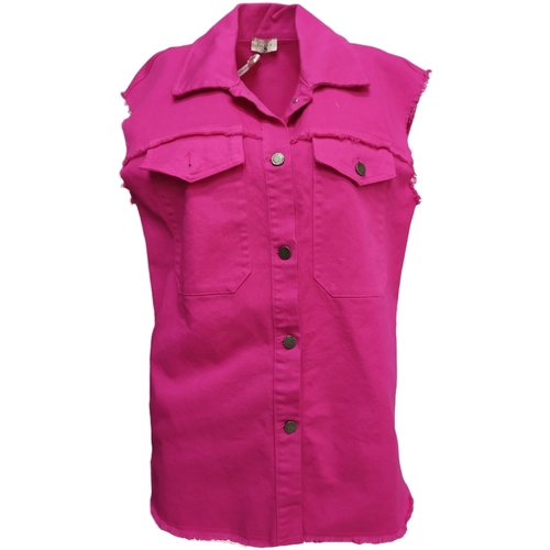 Abbigliamento Donna Gilet / Cardigan Susymix TTMC13 Rosa