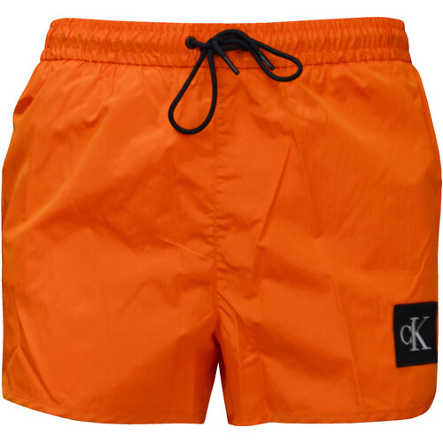 Abbigliamento Uomo Costume / Bermuda da spiaggia Calvin Klein Jeans KM0KM00820 Arancio