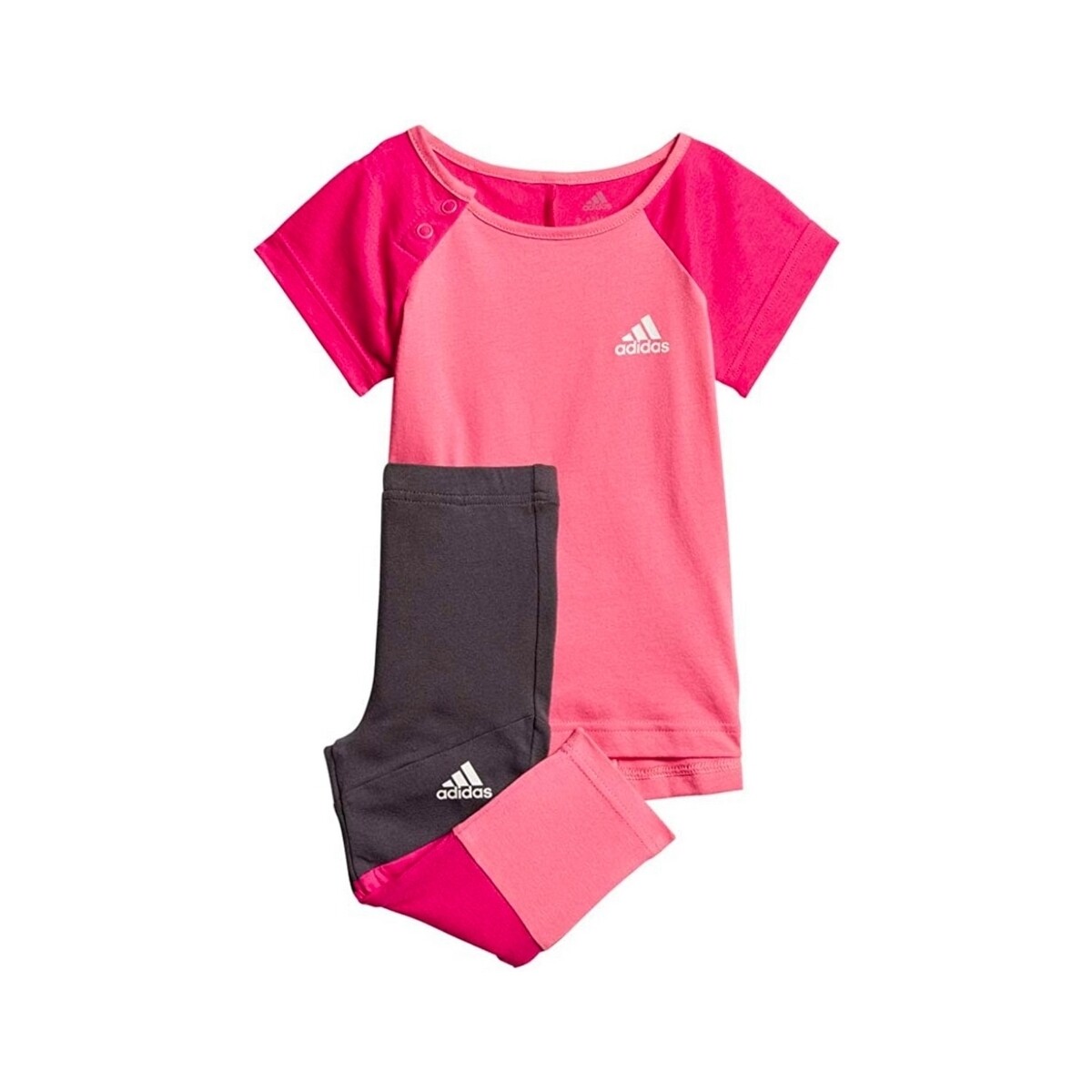 Abbigliamento Bambina Tuta adidas Originals DV1252 Rosa
