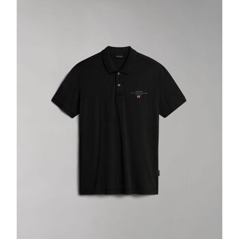 Abbigliamento Uomo T-shirt & Polo Napapijri ELBAS JERSEY - NP0A4GB4-041 BLACK Nero