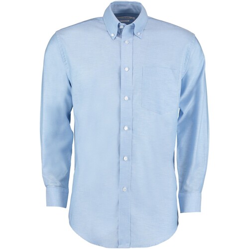Abbigliamento Uomo Camicie maniche lunghe Kustom Kit K351 Blu