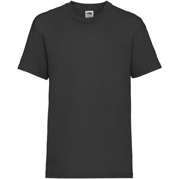 Abbigliamento Unisex bambino T-shirt & Polo Fruit Of The Loom Value Nero