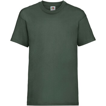 Abbigliamento Unisex bambino T-shirt maniche corte Fruit Of The Loom Value Verde
