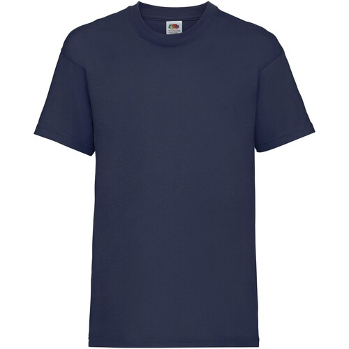Abbigliamento Unisex bambino T-shirt maniche corte Fruit Of The Loom Value Blu