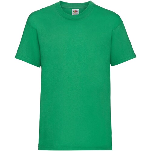 Abbigliamento Unisex bambino T-shirt & Polo Fruit Of The Loom Value Verde