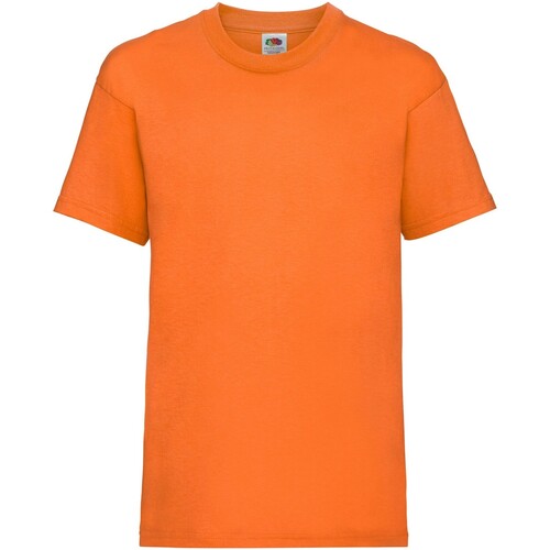 Abbigliamento Unisex bambino T-shirt maniche corte Fruit Of The Loom SS6B Arancio