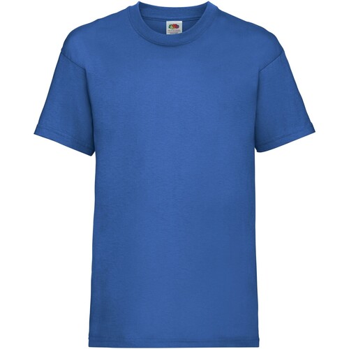 Abbigliamento Unisex bambino T-shirt & Polo Fruit Of The Loom Value Blu