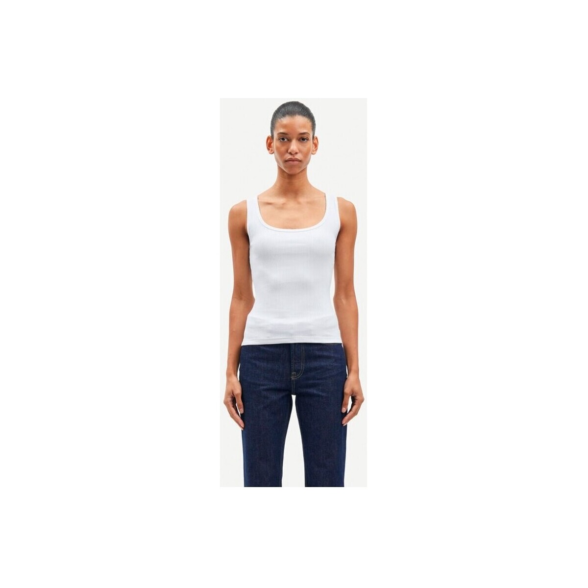 Abbigliamento Donna T-shirt maniche corte Samsoe Samsoe  Bianco