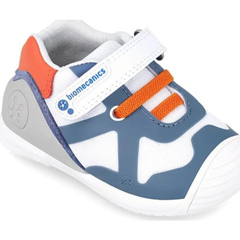 Scarpe Bambino Sneakers basse Biomecanics BIOMECCANICA DELLO SPORT 242151 GRIGLIA BIANCO_ARANCIONE