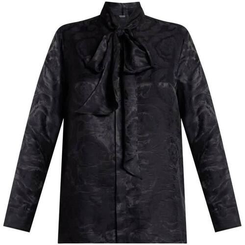 Abbigliamento Donna Camicie Versace Barocco Shirt Nero