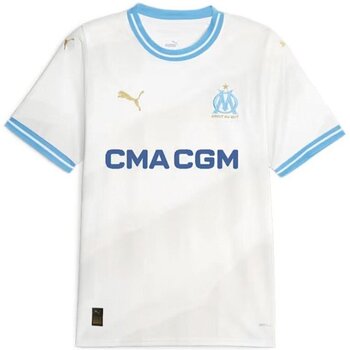 Abbigliamento Uomo T-shirt & Polo Puma Maglia Gara Olympique Marseille Home Replica Bianco