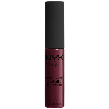 Bellezza Donna Rossetti Nyx Professional Make Up Soft Matte Metallic Cream Lipstick - Copenhagen Marrone