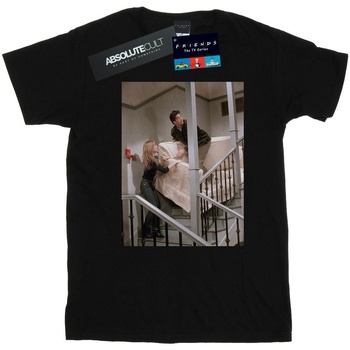 Abbigliamento Uomo T-shirts a maniche lunghe Friends Sofa Stairs Photo Nero