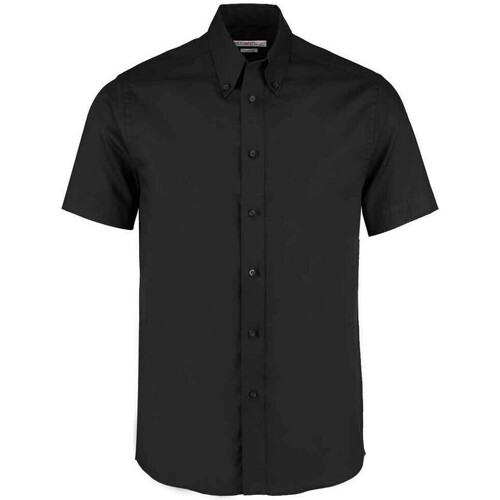 Abbigliamento Uomo Camicie maniche corte Kustom Kit Premium Nero