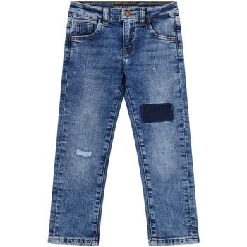 Abbigliamento Bambino Jeans Guess DENIM SLIM FIT PANTS Blu