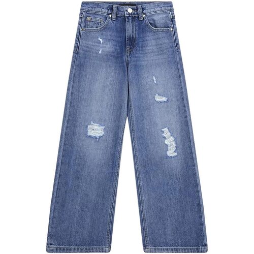 Abbigliamento Bambina Jeans Guess DENIM 90S PANTS Blu