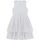 Abbigliamento Bambina Abiti lunghi Guess MIXED FABRIC SL DRESS CEREMONY Bianco