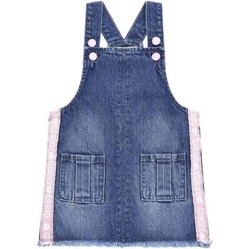 Abbigliamento Bambina Tuta jumpsuit / Salopette Guess RIGID DENIM SKIRTALL W/TAPE Blu