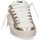 Scarpe Donna Sneakers Crime London 27107 SK8 Deluxe gold Bianco