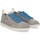 Scarpe Uomo Sneakers Panchic P01M011 Lace-up shoe suede vibrant grey true blue Grigio