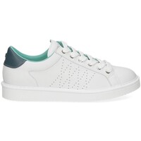 Scarpe Uomo Sneakers Panchic P01M013 Lace-up leather white cosmic blu Bianco
