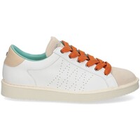 Scarpe Uomo Sneakers Panchic P01M013 Lace-up leather suede white fog burnt orange Bianco