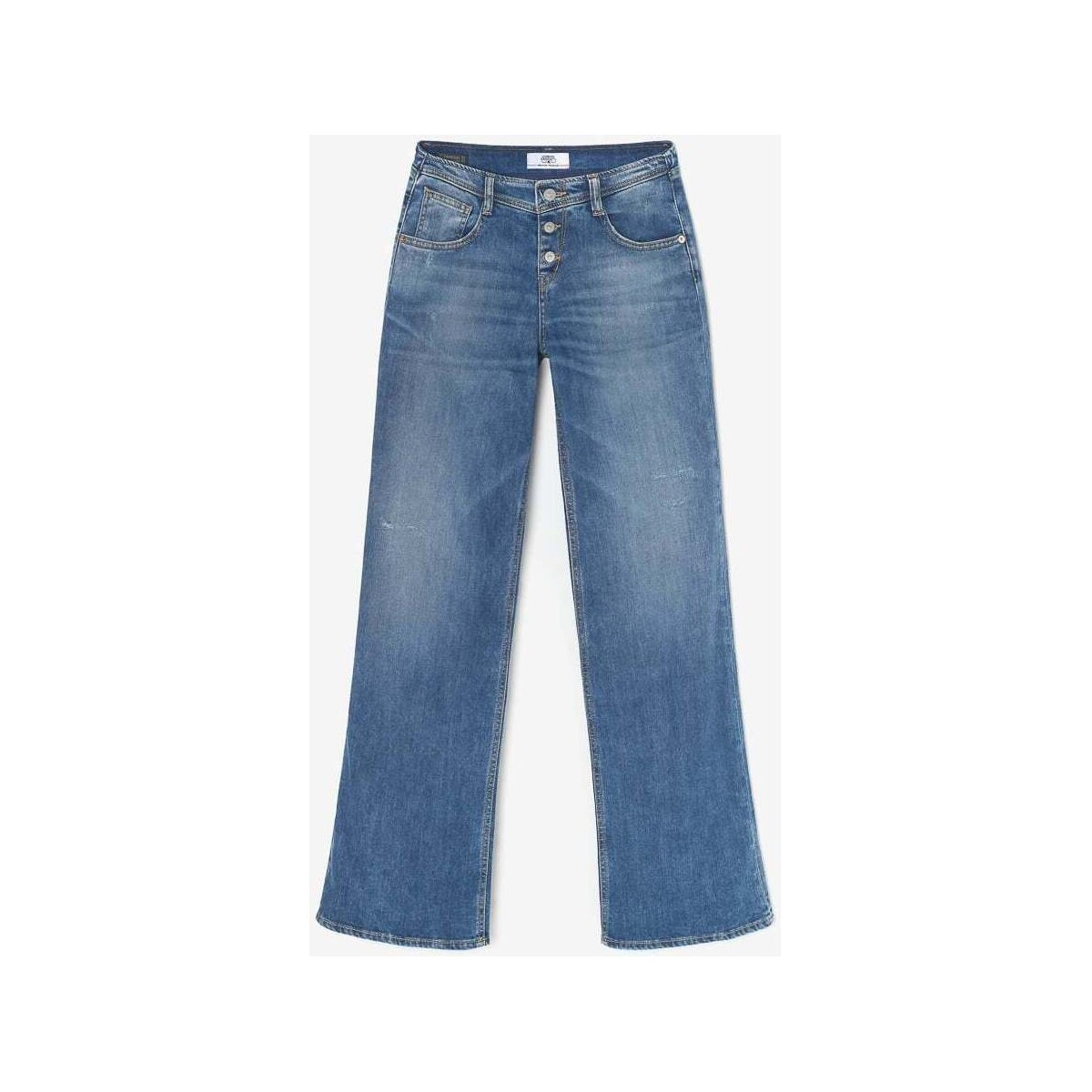 Abbigliamento Donna Jeans Le Temps des Cerises Jeans flare LAURYN, lunghezza 34 Blu