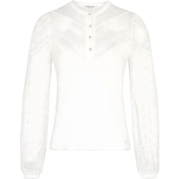 Abbigliamento Donna T-shirts a maniche lunghe Morgan 241-TSOFIE Bianco